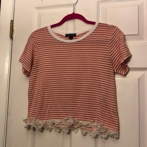 About a girl striped top S